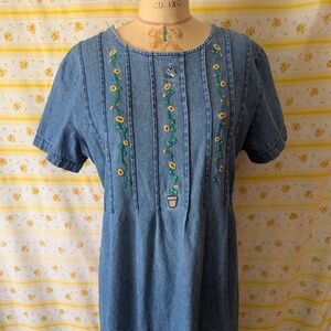 90's Denim Garden Dress